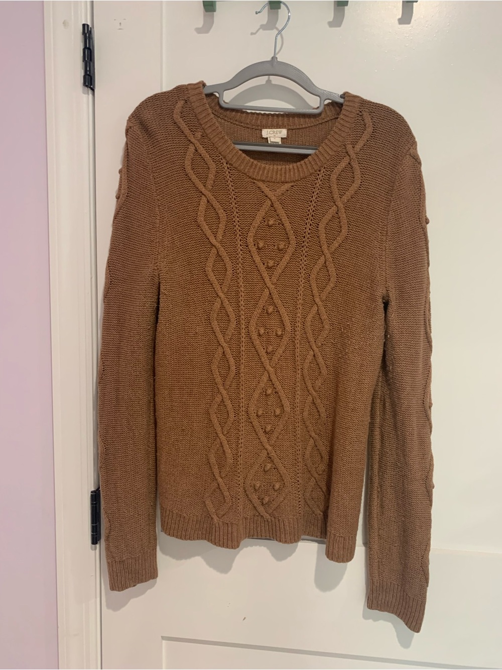 J.Crew Cable Knit Sweater - Brown